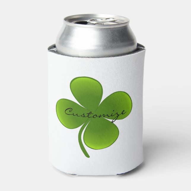 Enfriador De Latas Día de San Patricio Shamrock Thunder_Cove (Lata Anverso)