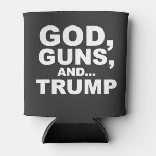 Enfriador De Latas Día de toma de mando de Dios, armas y Trump 2025