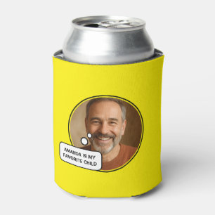 Enfriador De Latas Día del padre de papá, gracioso hijo favorito
