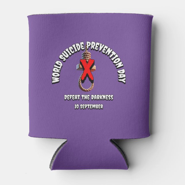 Enfriador De Latas Día Mundial de la Prevención del Suicidio. Derrota (Anverso)