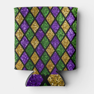 Enfriador De Latas Diamantes de las baldosas, fondo festivo