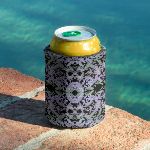 Enfriador De Latas Dibujo de enredadera frondosa con pasteles