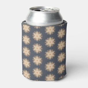 Enfriador De Latas Dibujo de línea simétrica con colores marrones ter