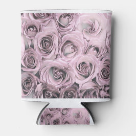 Enfriador De Latas Dibujo de rosas rosadas