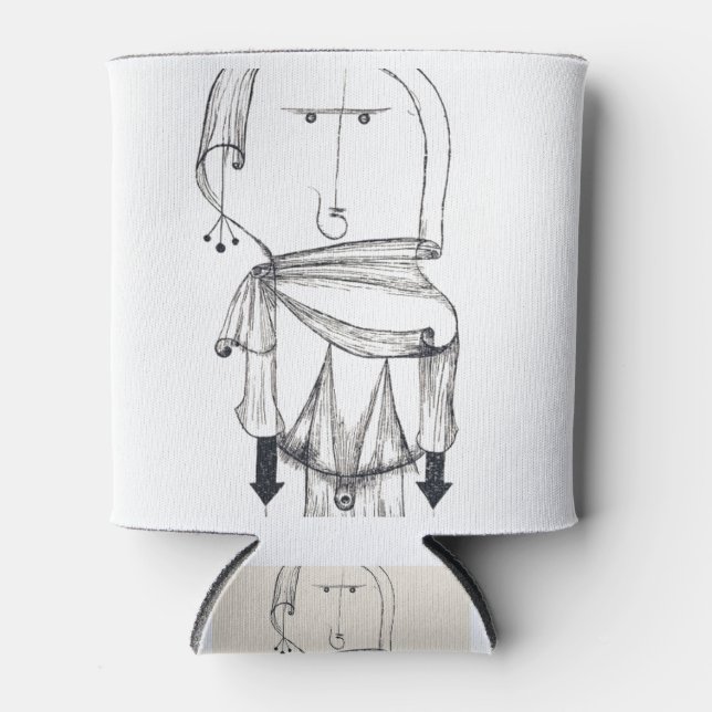 Enfriador De Latas Die Hexe mit dem Kamm  by Paul Klee (Anverso)