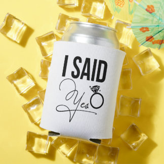 Enfriador De Latas "Dije Sí" - Ducha De Novias