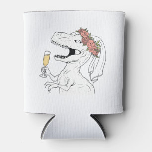 Enfriador De Latas Dinosaur Bride Beer Cooler