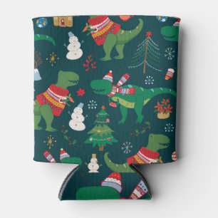 Enfriador De Latas Dinosaur T-Rex: Navidades Año Nuevo.