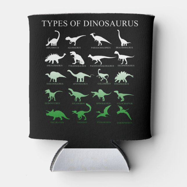Enfriador De Latas dinosaurio (Anverso)