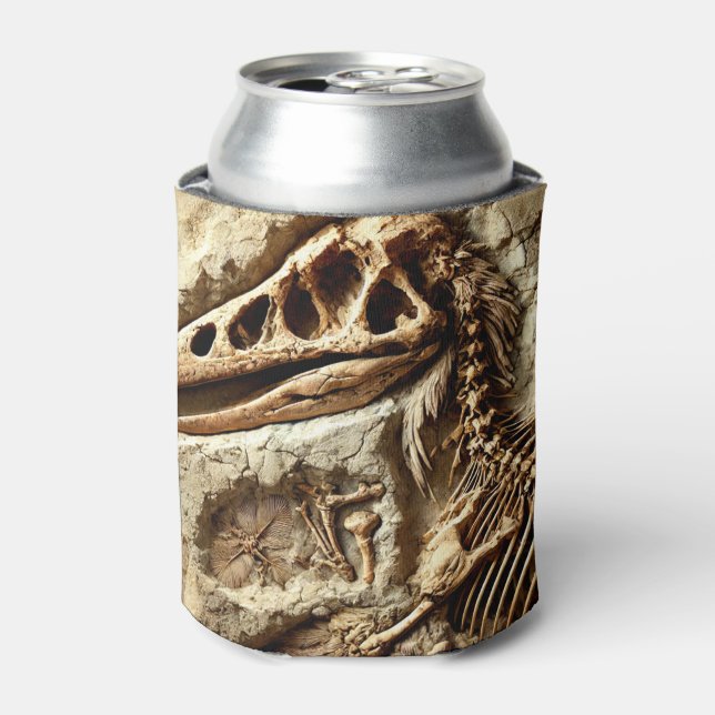 Enfriador De Latas Dinosaurio Fossil (Lata Anverso)