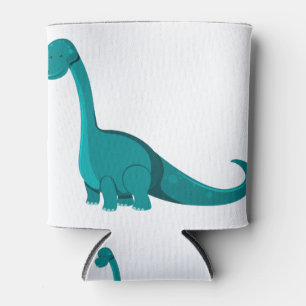 Enfriador De Latas Dinosaurio verde lindo