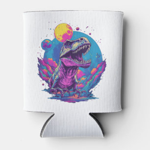 Enfriador De Latas Dinosaurios Xmas Árbol de búfalo Tapado Trex Dinos