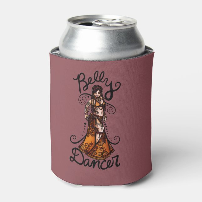 Enfriador De Latas Diosa bailarina Belly (Lata Anverso)