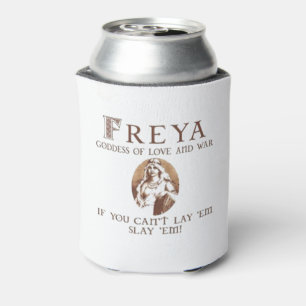Enfriador De Latas Diosa Freya De Amor Y Foler De Guerra
