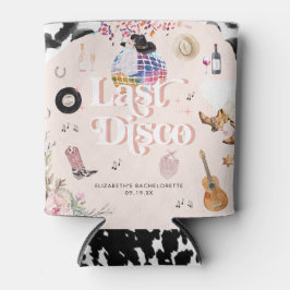 Enfriador De Latas Disco Vaquera de Nashville Rosa Rodeo | Despedida 