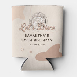 Enfriador De Latas Discoteca 30 cumpleaños Retro Groovy Fiesta