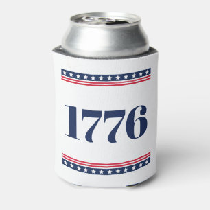 Enfriador De Latas Diseño Americano Estrellas y Barras 1776
