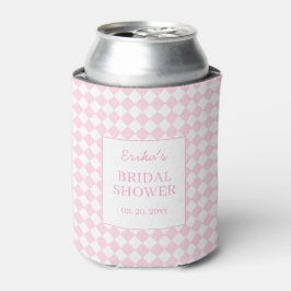 Enfriador De Latas Diseño Clásico Rosa Claro para Fiesta de Despedida