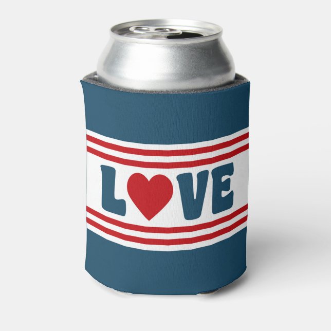 Enfriador De Latas Diseño de amor (Reverso de la lata)