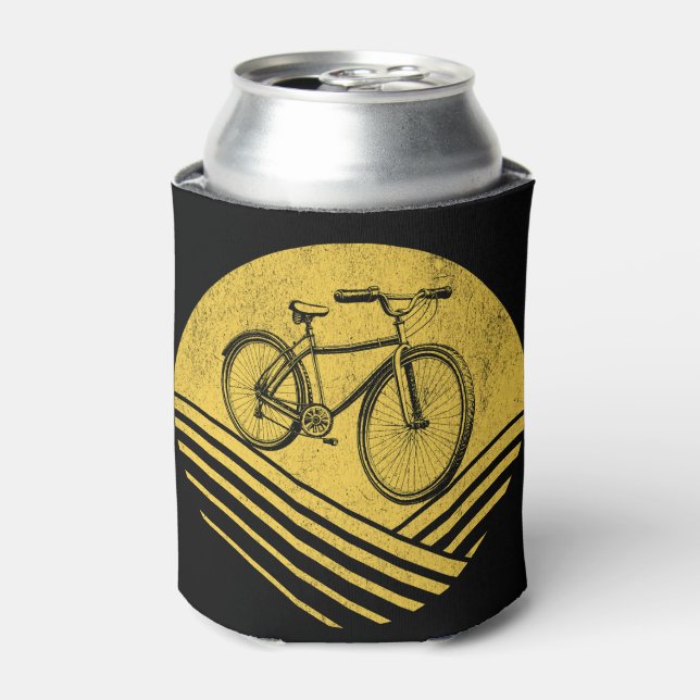 Enfriador De Latas Diseño de bicicletas (Lata Anverso)