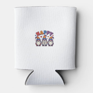 Enfriador De Latas Diseño de camiseta de arcoíris gnomo del mes del o
