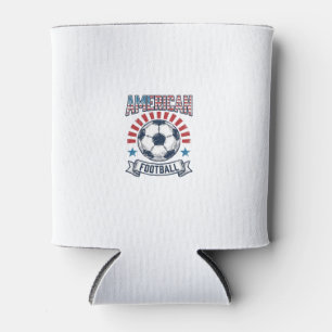 Enfriador De Latas Diseño de camiseta de fútbol americano vintage