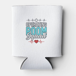 Enfriador De Latas Diseño de camiseta del equipo quirúrgico de la sal