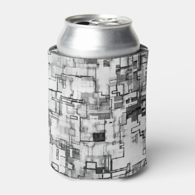 Enfriador De Latas Diseño de circuito urbano digital (Lata Anverso)