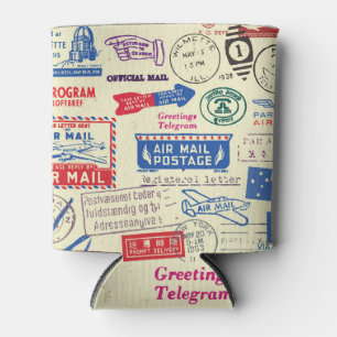 Enfriador De Latas Diseño de conjunto de sellos de documentos antiguo