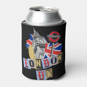 Enfriador De Latas Diseño de estilo retro de Londres