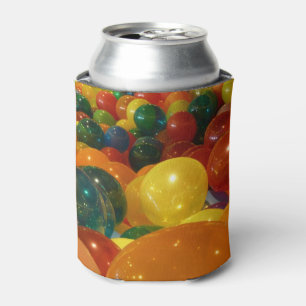 Enfriador De Latas Diseño de fiesta de globos coloridos