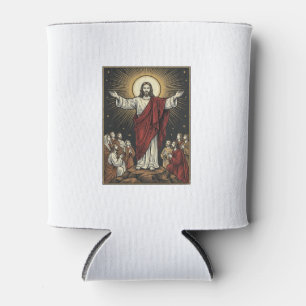 Enfriador De Latas Diseño de grabado cristiano Gloria Radiante Jesús 