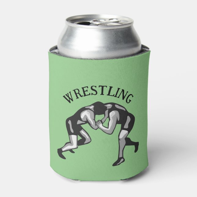 Enfriador De Latas Diseño de luchadores (Lata Anverso)
