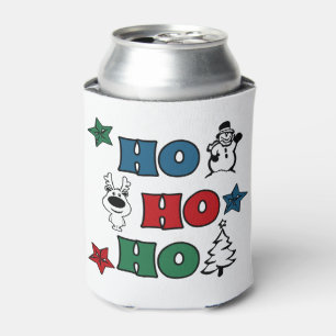 Enfriador De Latas Diseño de Navidades Ho-Ho-Ho