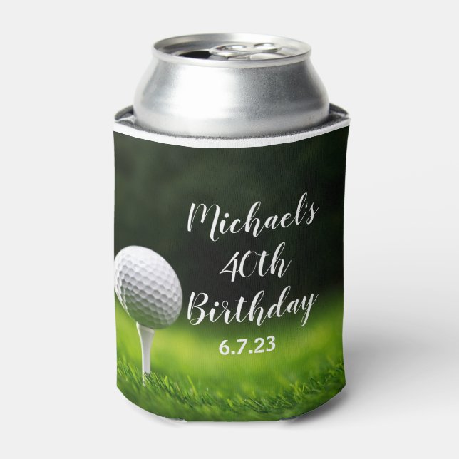 Enfriador De Latas Diseño de personalizado Golf (Lata Anverso)
