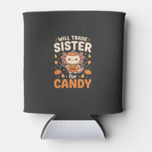 Enfriador De Latas Diseño de vector de intercambio de dulces de Axolo
