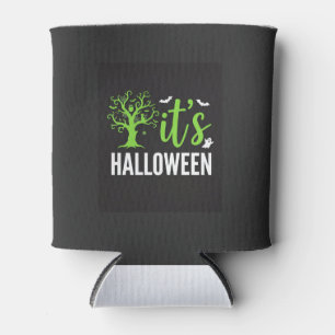 Enfriador De Latas Diseño de vector de murciélagos de árbol espeluzna