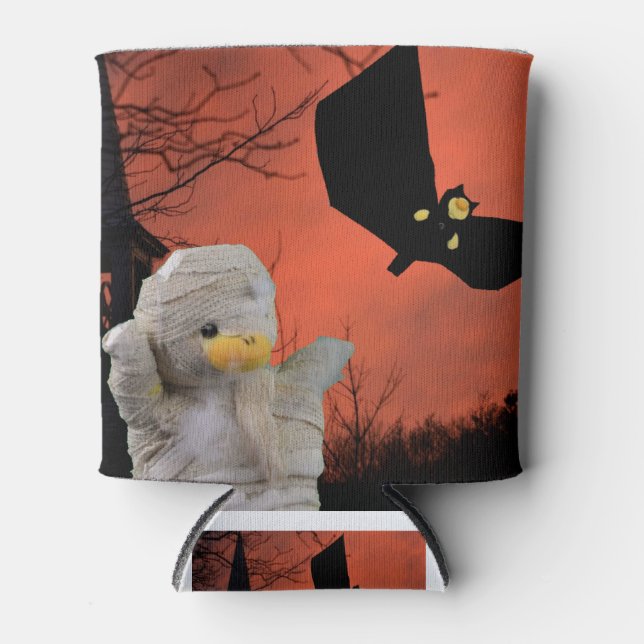 Enfriador De Latas Diseño divertido para Halloween (Anverso)