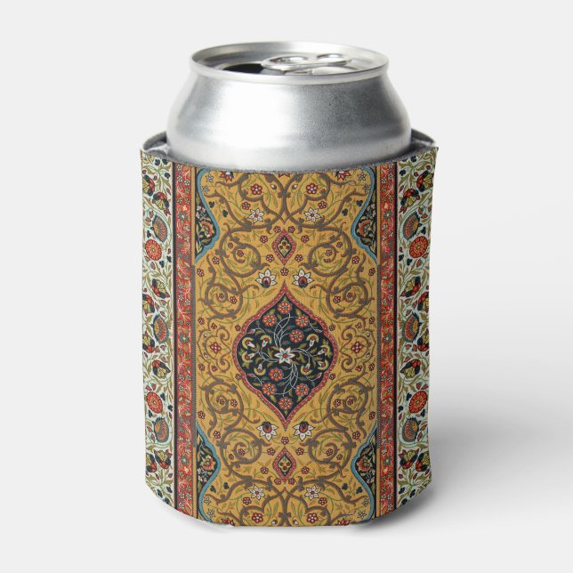Enfriador De Latas Diseño elegante de alfombra persa antigua (Lata Anverso)