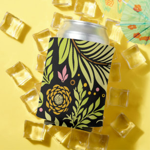 Enfriador De Latas Diseño floral 18