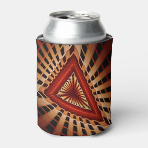 Enfriador De Latas Diseño gráfico fractal moderno de 3D Fantasy Netwo