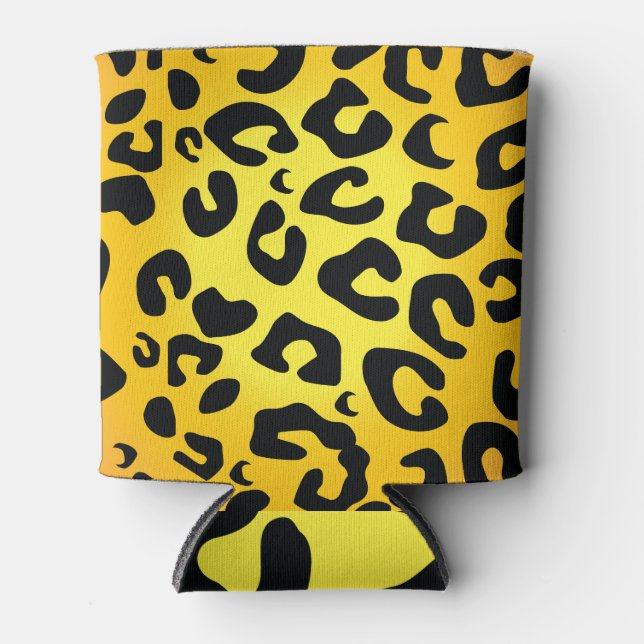 Enfriador De Latas Diseño Leopard (Anverso)