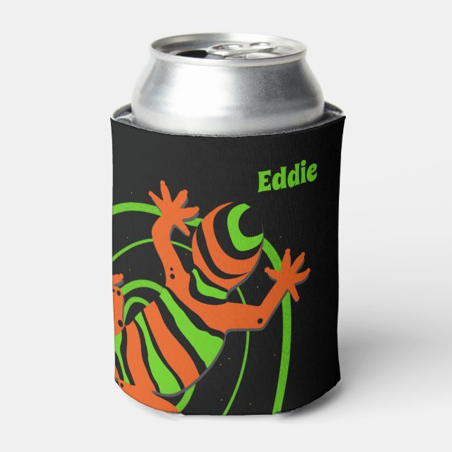 Enfriador De Latas Diseño Lizard Personalizado (Lata Anverso)