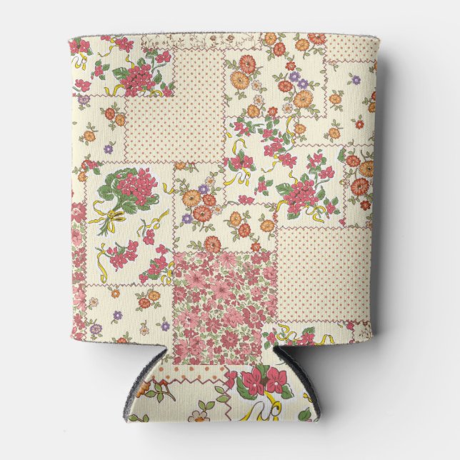 Enfriador De Latas Diseño sin problemas para el diseño de parches flo (Anverso)