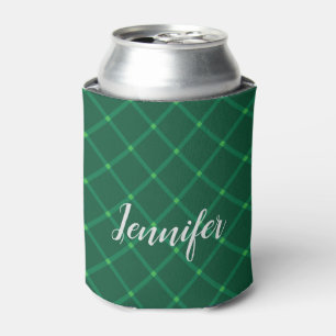 Enfriador De Latas Diseño tradicional de nombre personalizado de plan