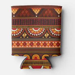 Enfriador De Latas Diseño tribal sin fisuras para diversos usos.