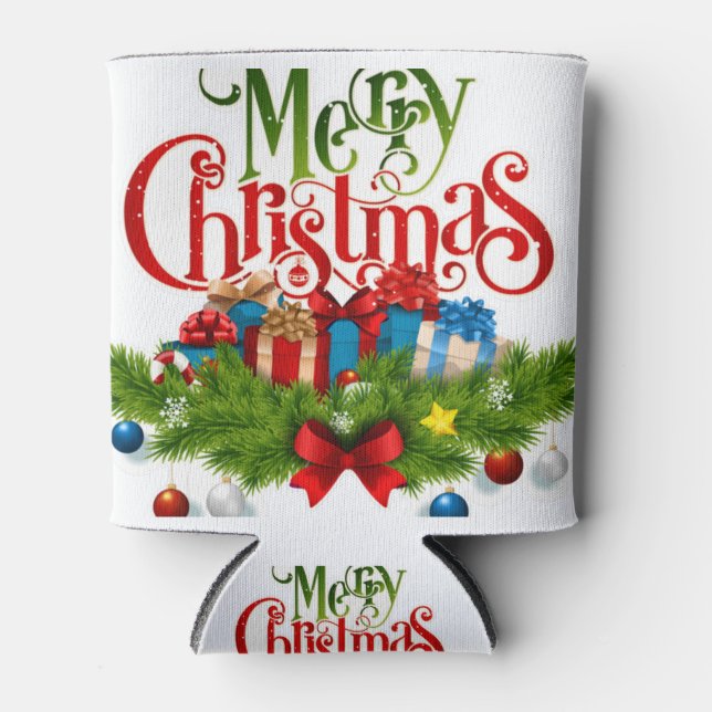 Enfriador De Latas Diseños de Navidades divertidos (Anverso)