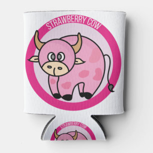 Enfriador De Latas Disfraz de vaca de fresa Ideas de diseño lindo de