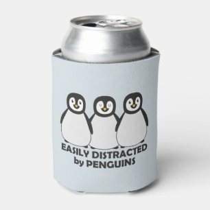 Enfriador De Latas Distraído fácilmente por los pingüinos