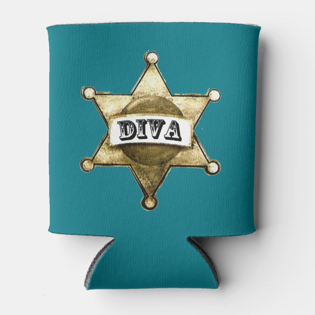 Enfriador De Latas Diva de una lechera (Anverso)